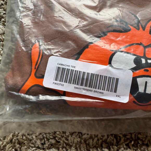 Supreme Camacho Tee Brown FW23 XXL - Picture 2 of 4